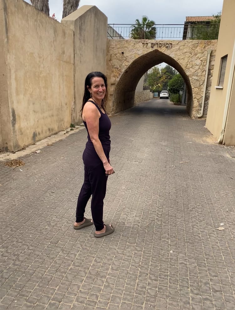Customer photo review of Long Yoga Jumpsuit
