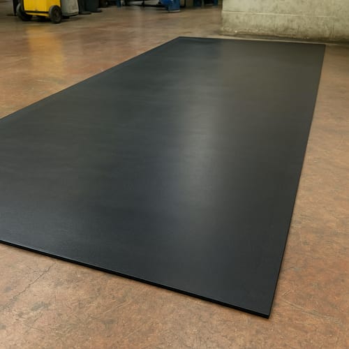 Customer photo review of Commercial Grade Nitrile Rubber Sheet Resistant to Petroleum Oils, Aromatic Hydrocarbons & Mineral Oils Durable Rubber Sheet, Linear Metre