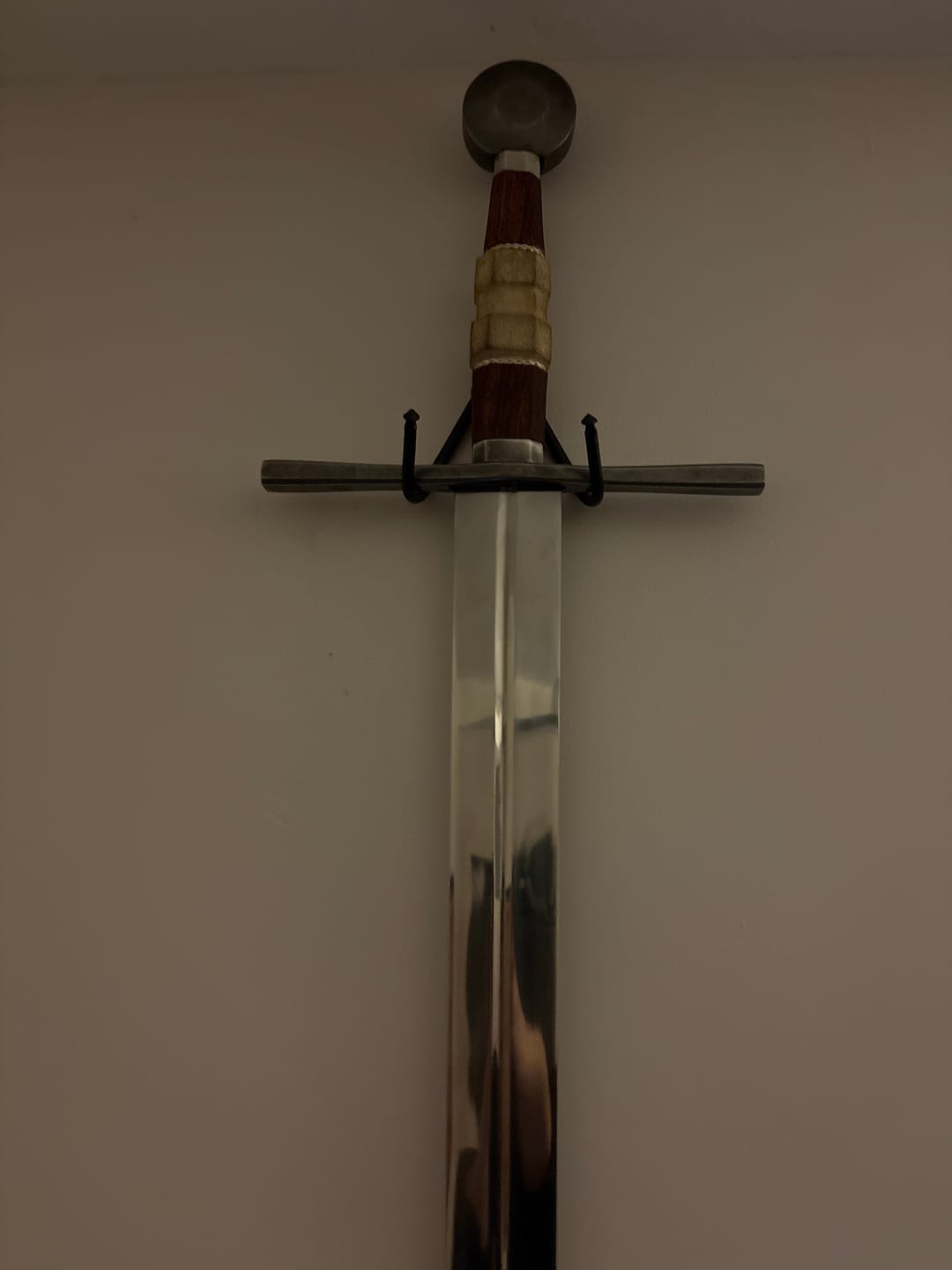 Customer photo review of Blackened Sword Hanger - Trollkors