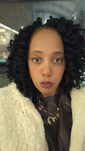 Customer photo review of Freetress Wand Curl Crochet Braid - RINGLET WAND CURL 2X