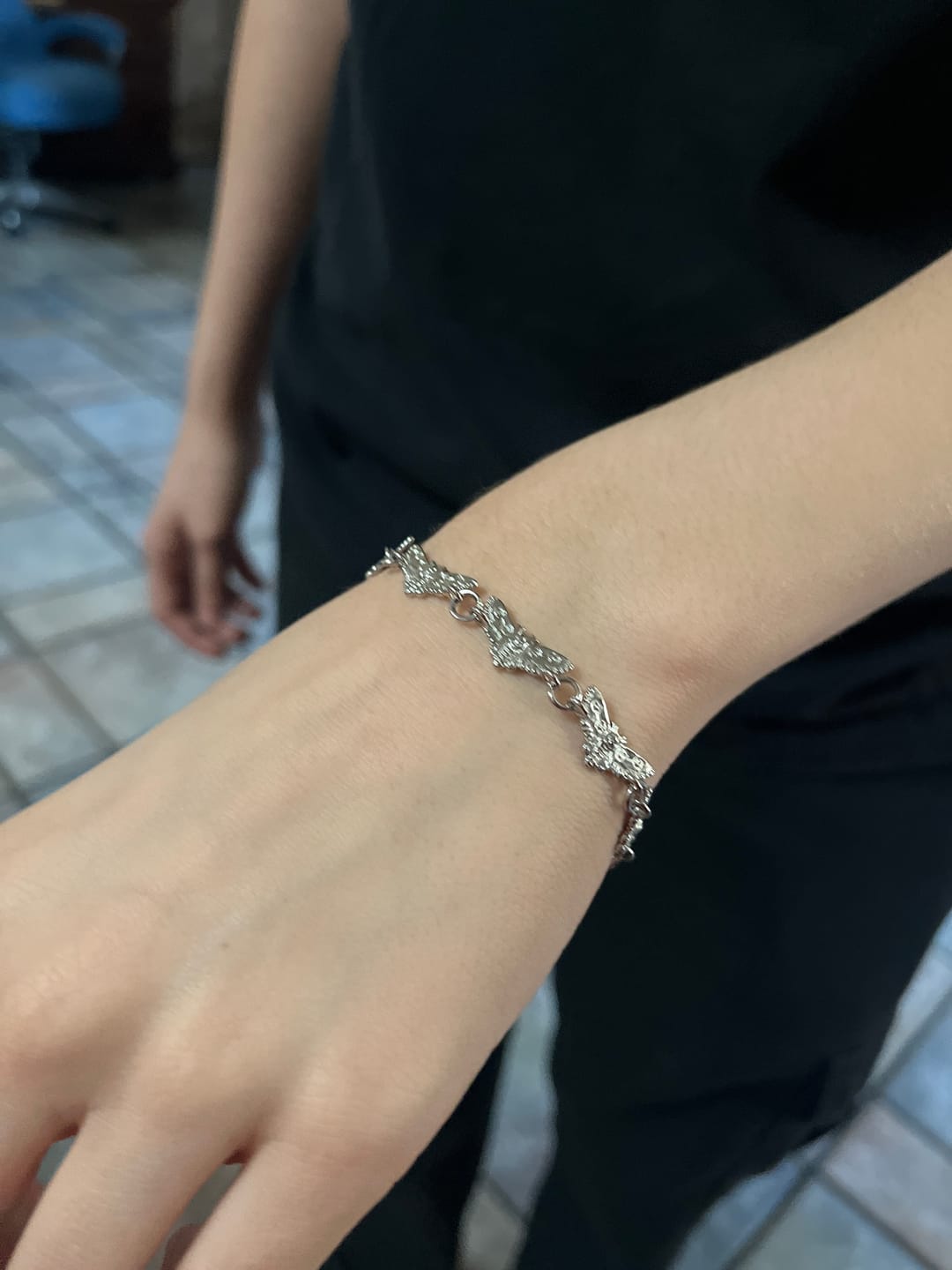 Customer photo review of MOTH BRACELET