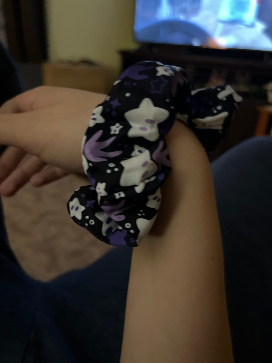 Customer photo review of Hair Scrunchies!