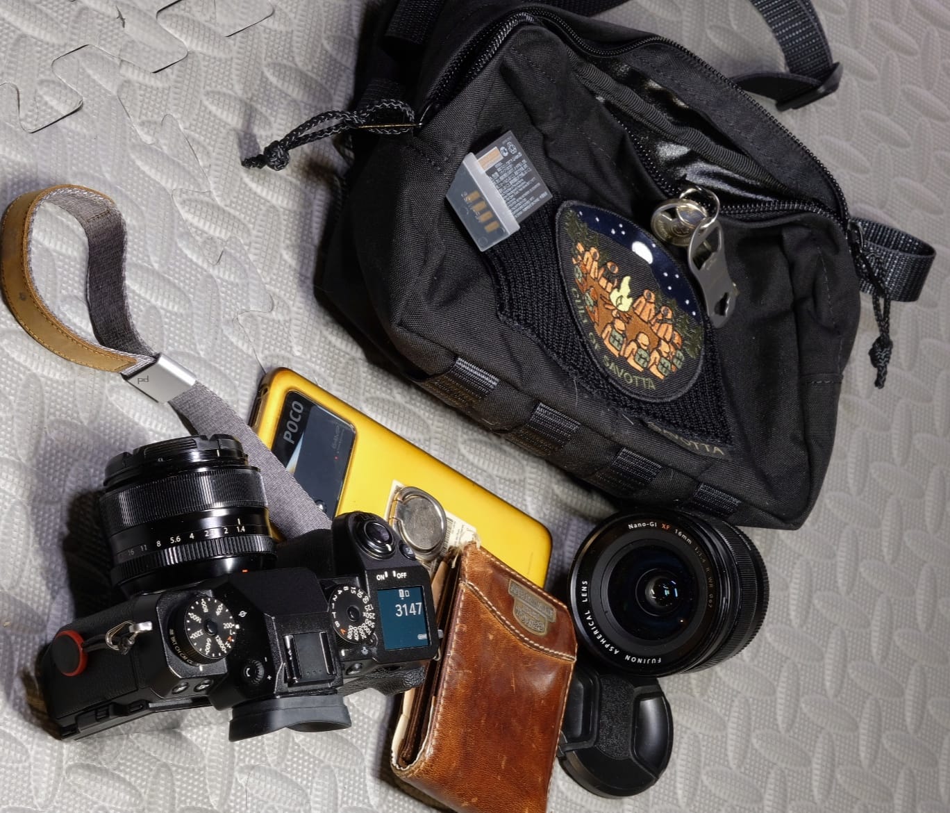 Customer photo review of Suur-kukkaro hip pack