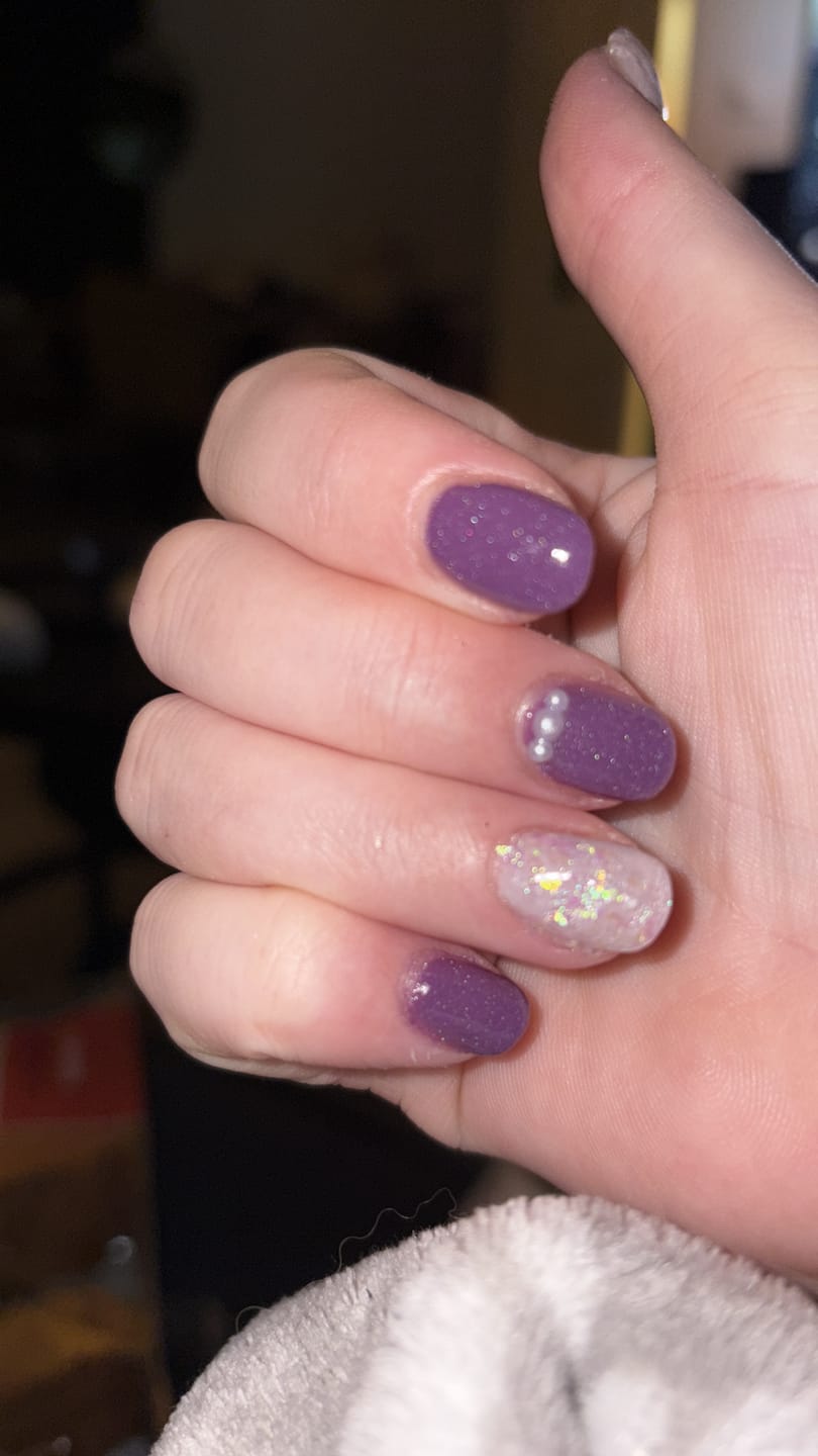 Customer photo review of Mermaid Dipping Powder