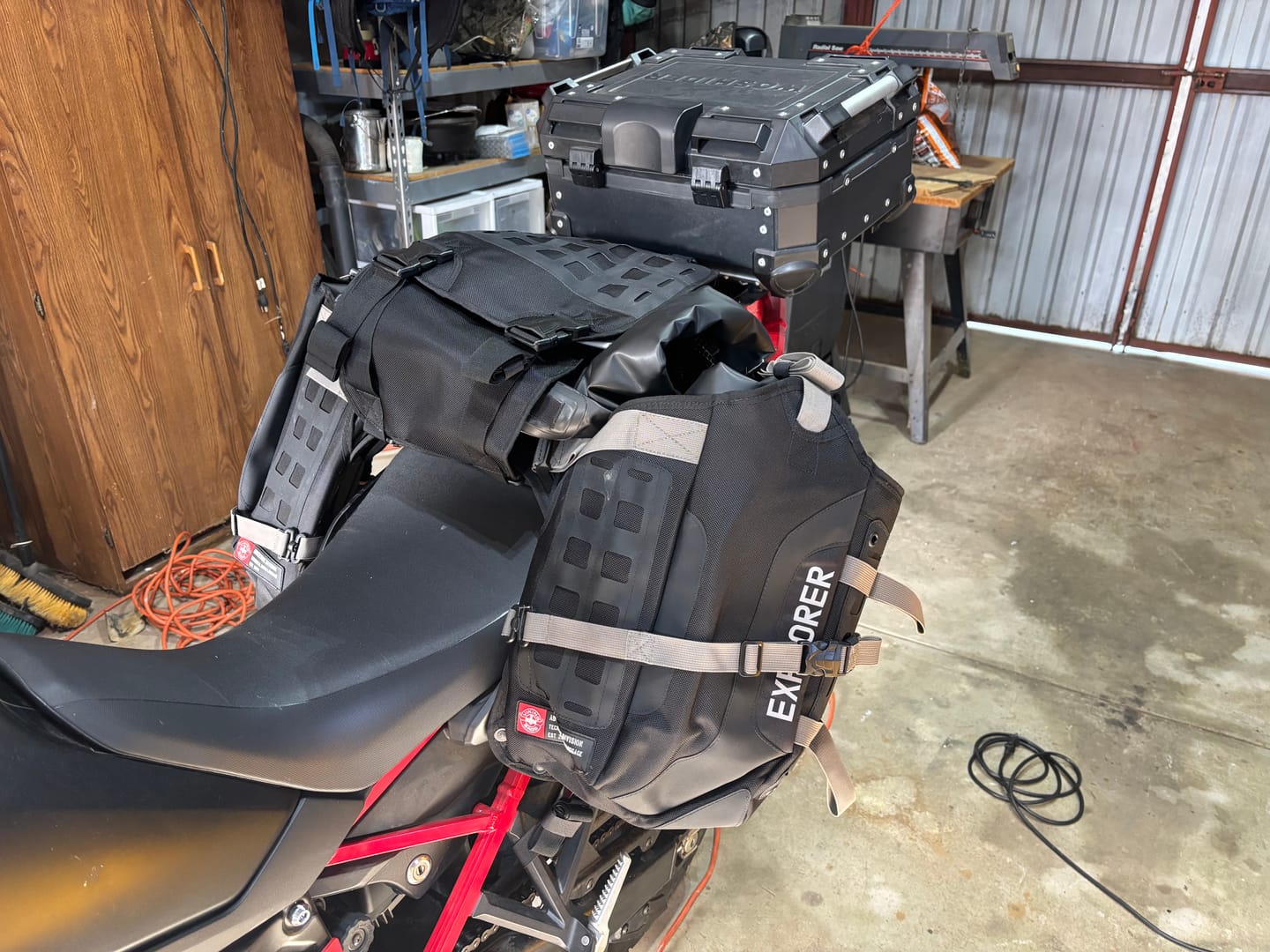 Customer photo review of 80L - Odyssey Honda ADV Touring Luggage System