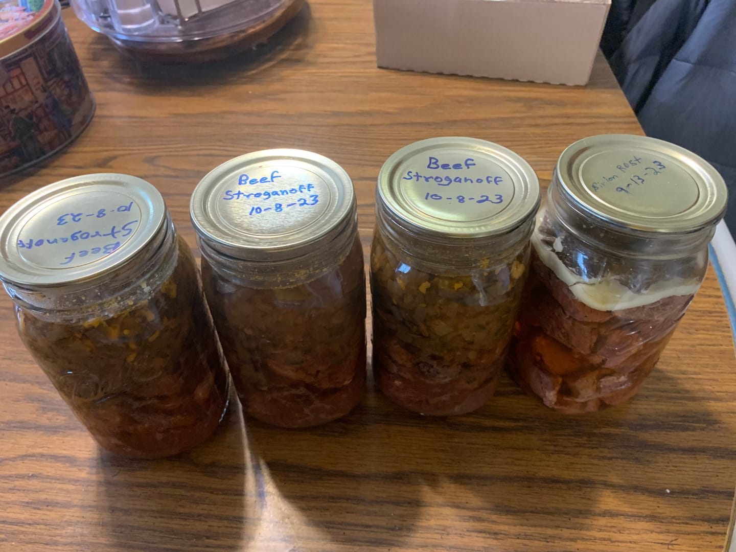 Customer photo review of Bulk Regular Mouth Canning Lids – 60 Pack
