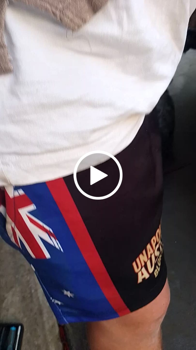 Customer video review of Aussie As Footy Shorts