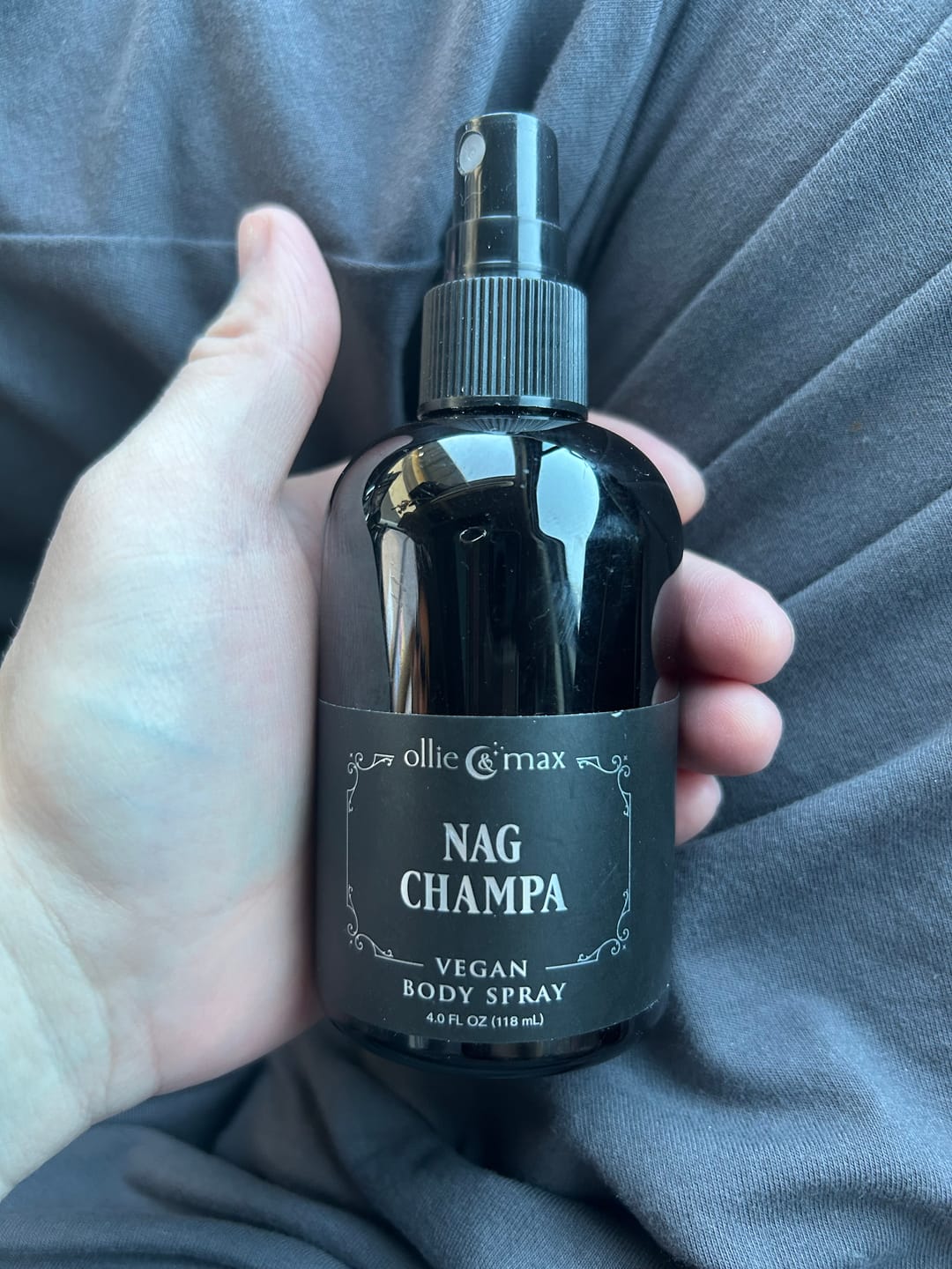 Customer photo review of Nag Champa Body Spray
