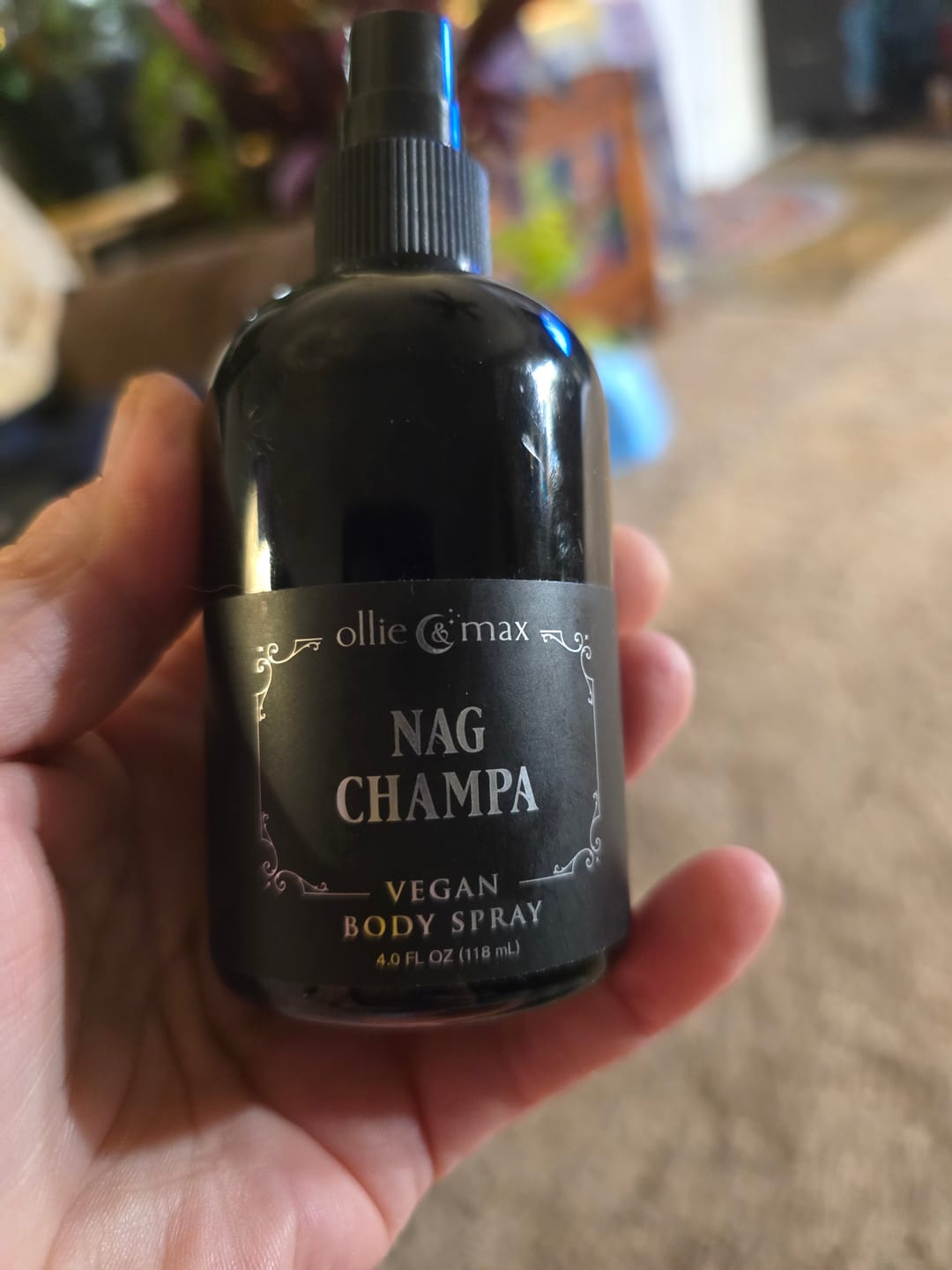Customer photo review of Nag Champa Body Spray