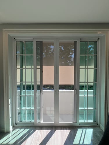 Customer photo review of SmartWings Motorized Outdoor Shades 1%/3%/5% Openness