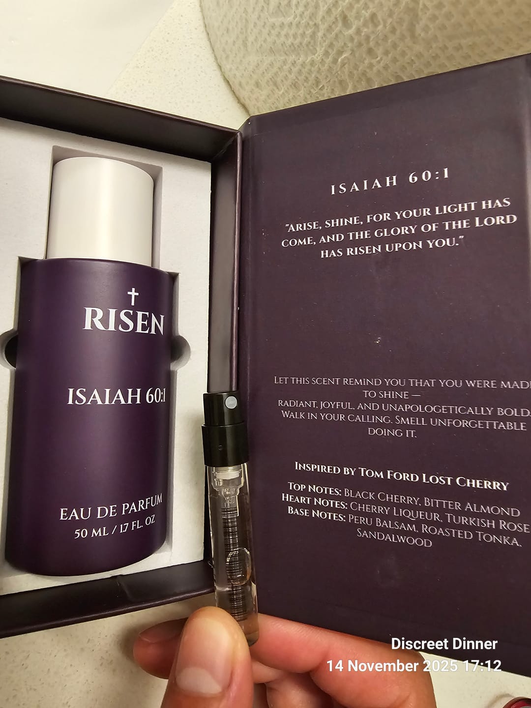 Customer photo review of Isaiah 60:1