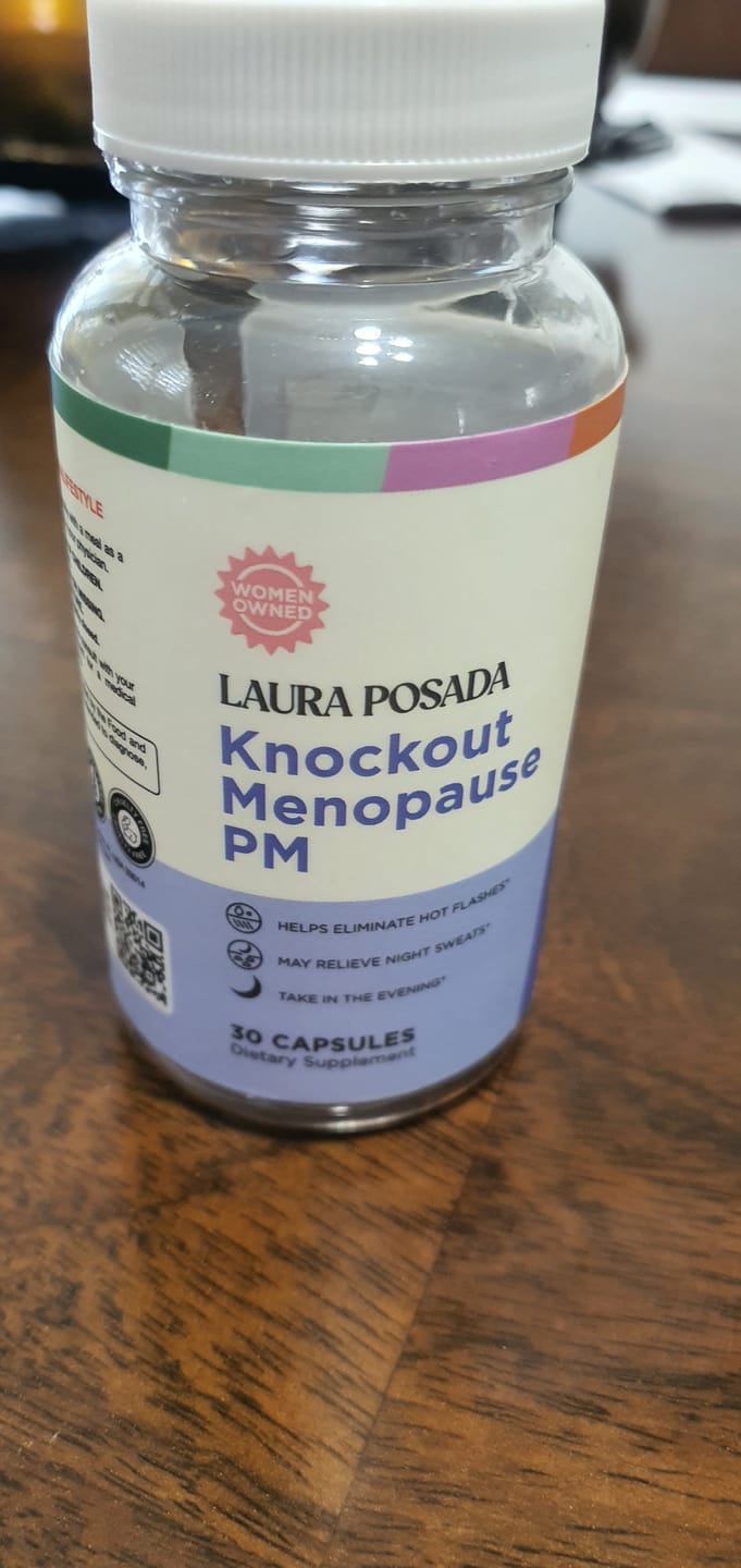 Customer photo review of Combo Knockout Menopause 24 / 7 | Alivio Síntomas Menopausia AM y PM
