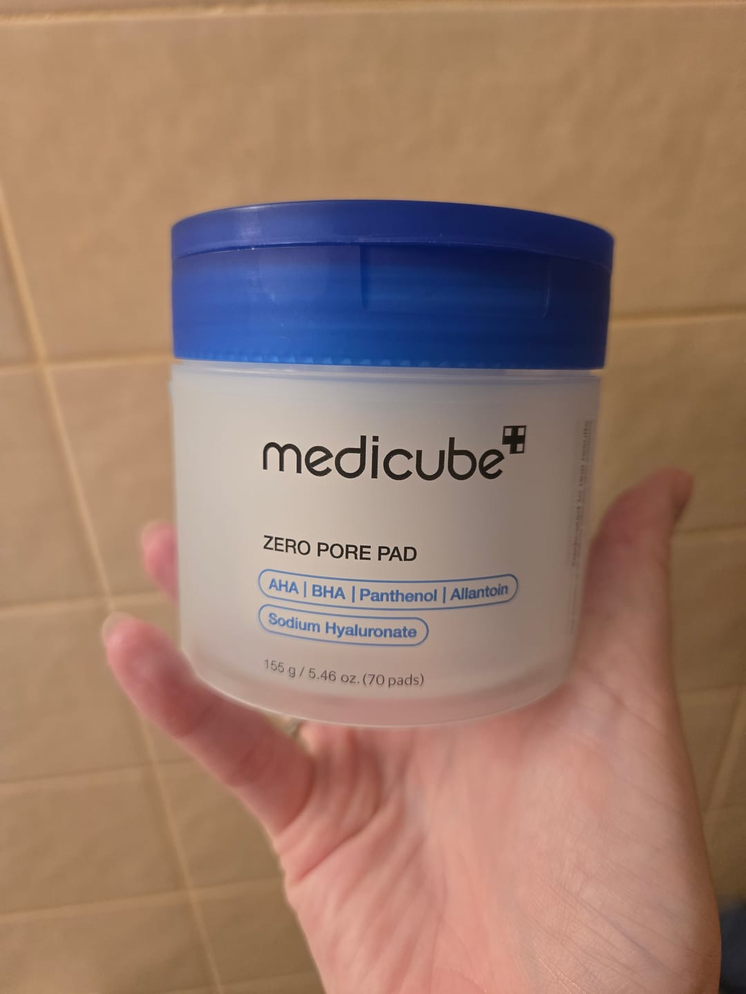 Customer photo review of Pīlinga spilventiņi sejai Medicube Zero Pore Pad 2.0