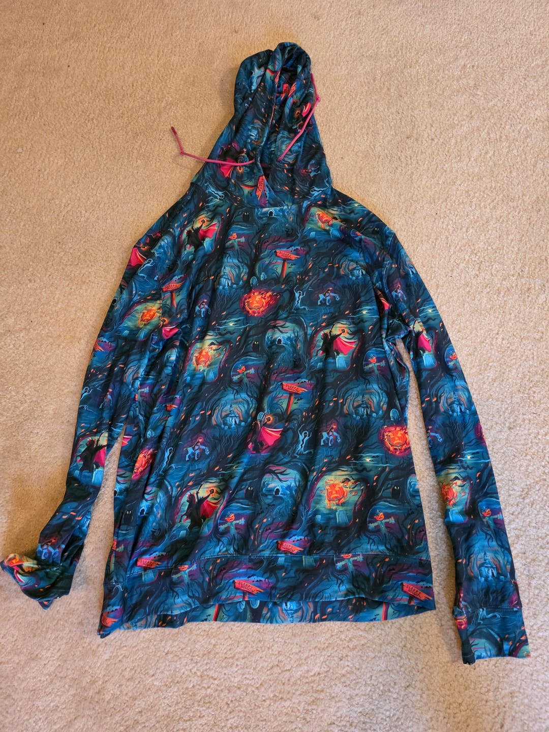 Customer photo review of Disney "Headless Havoc" – Performance Hoodie