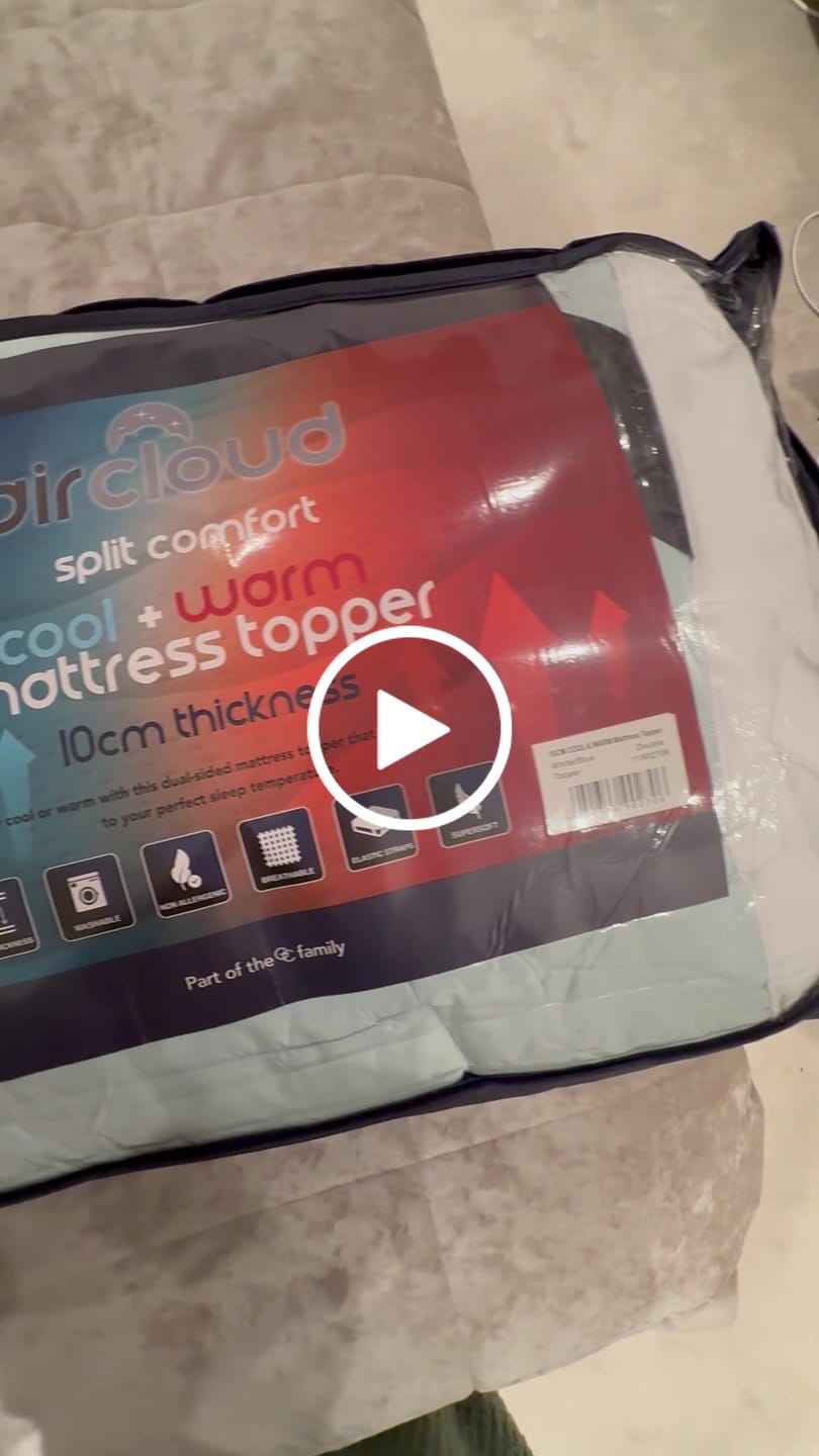 Customer video review of 10cm Mattress Topper