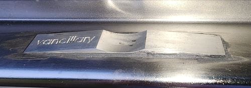 Customer photo review of Sliding Door Stop: Sprinter Van, Ford Transit Van & Promaster