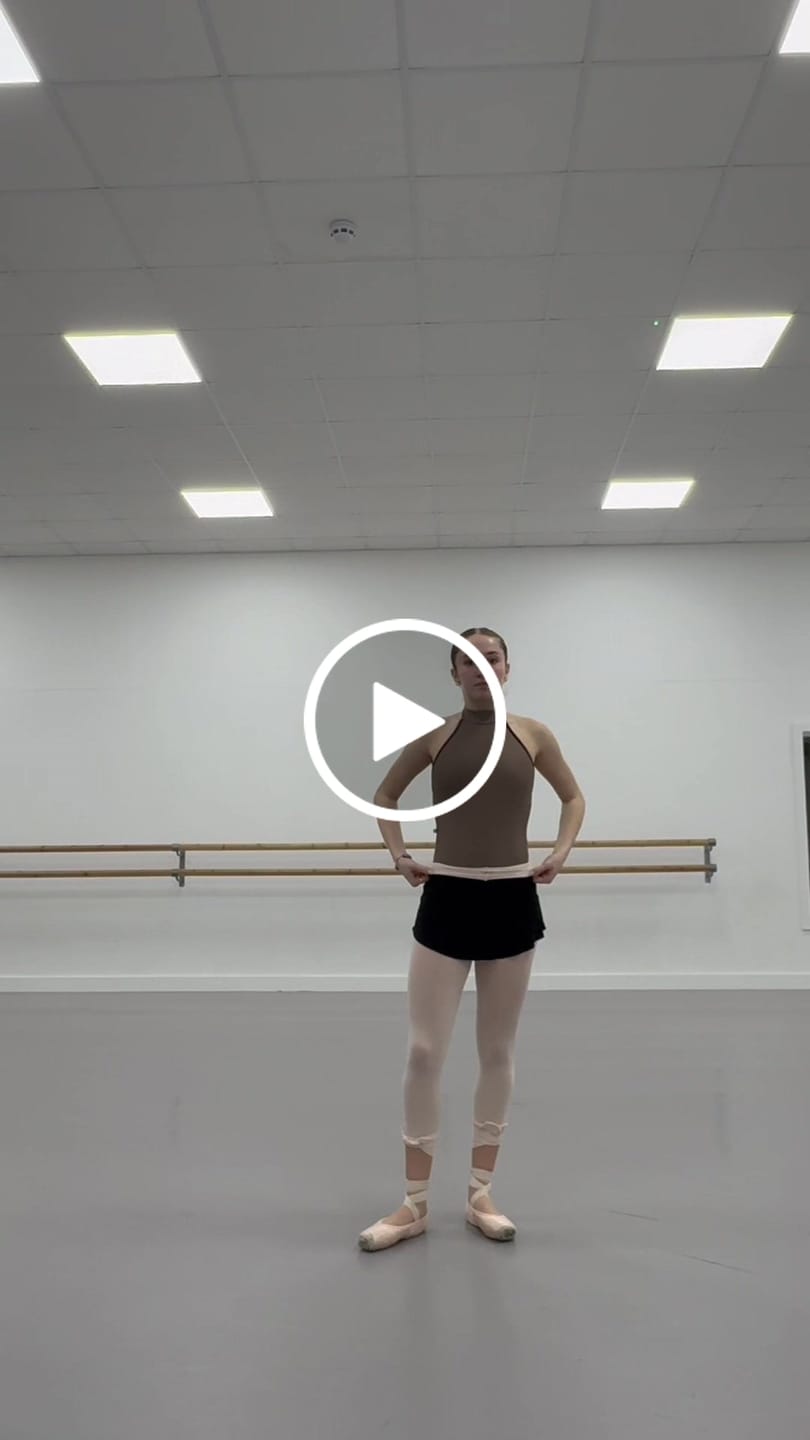 Customer video review of Women's Henderson Halter Neck Leotard - Mocha with Cherry Noir Velvet Trim