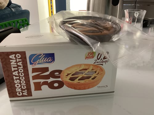 Customer photo review of Crostatine con crema al cioccolato