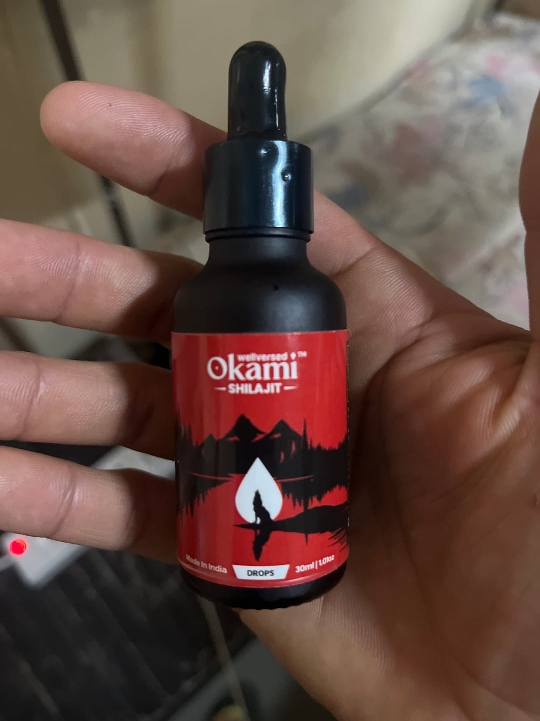 Customer photo review of Okami Himalayan Shilajit Drops - 30 servings