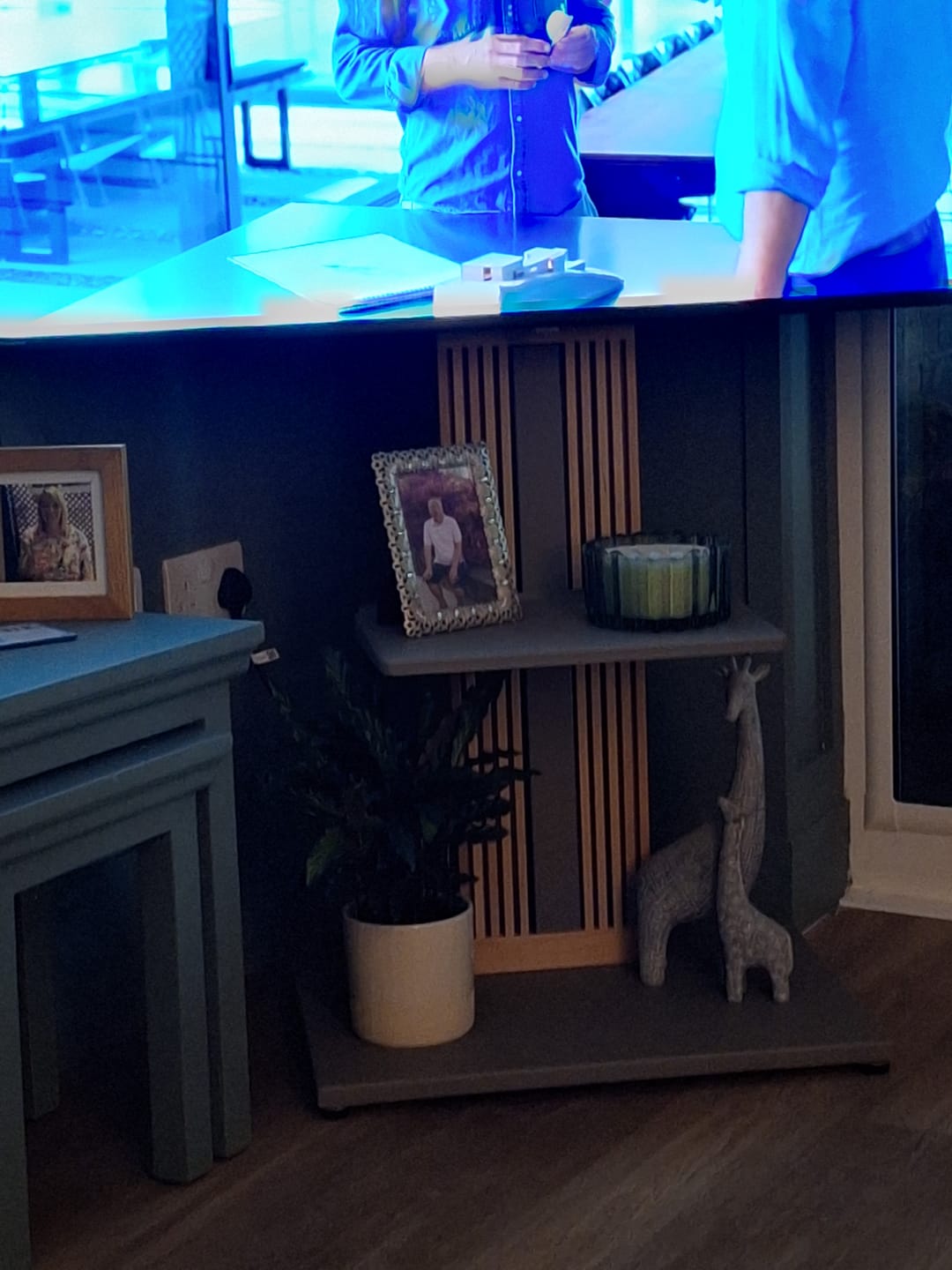 Customer photo review of ZEN FT65 Floor TV Stand