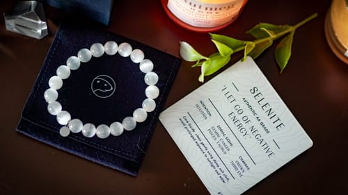 Customer photo review of Selenite Bracelet