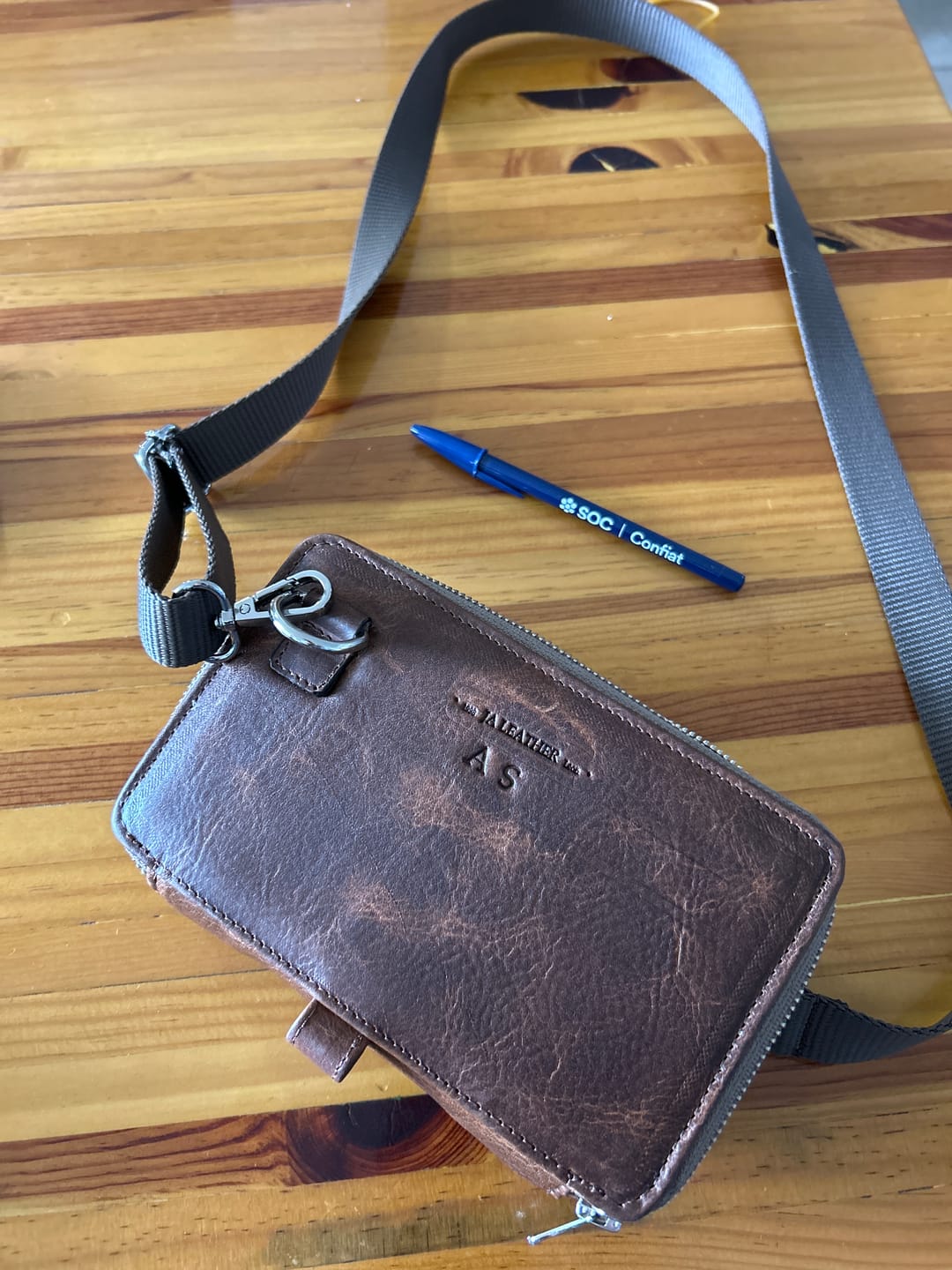 Customer photo review of Bandolera Santiago 2 cafe caramell