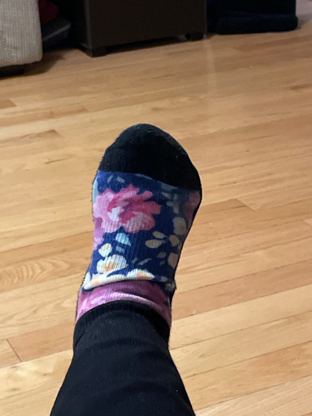 Customer photo review of Blooming Brights Ankle Compression Socks 5-Pack Bundle