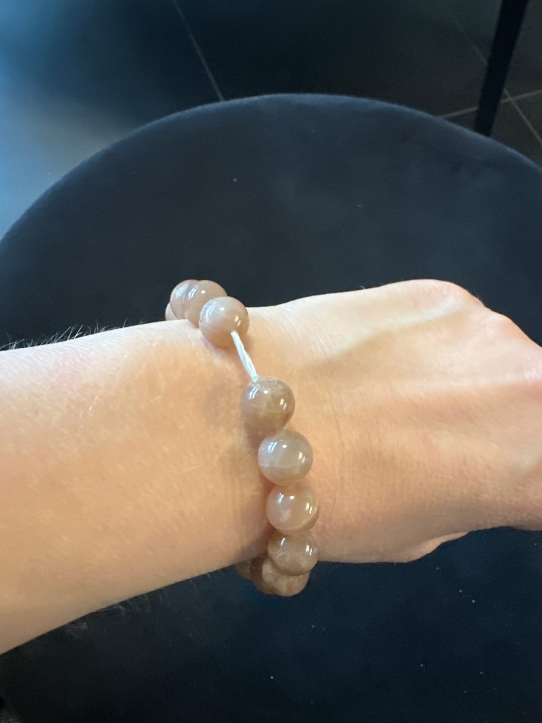Customer photo review of Bracelet "Joie de l'être" en Pierre de Soleil