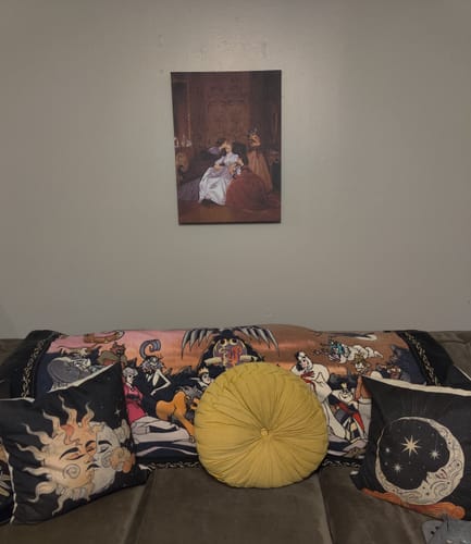 Customer photo review of The Reluctant Bride | Auguste Toulmouche | 1866