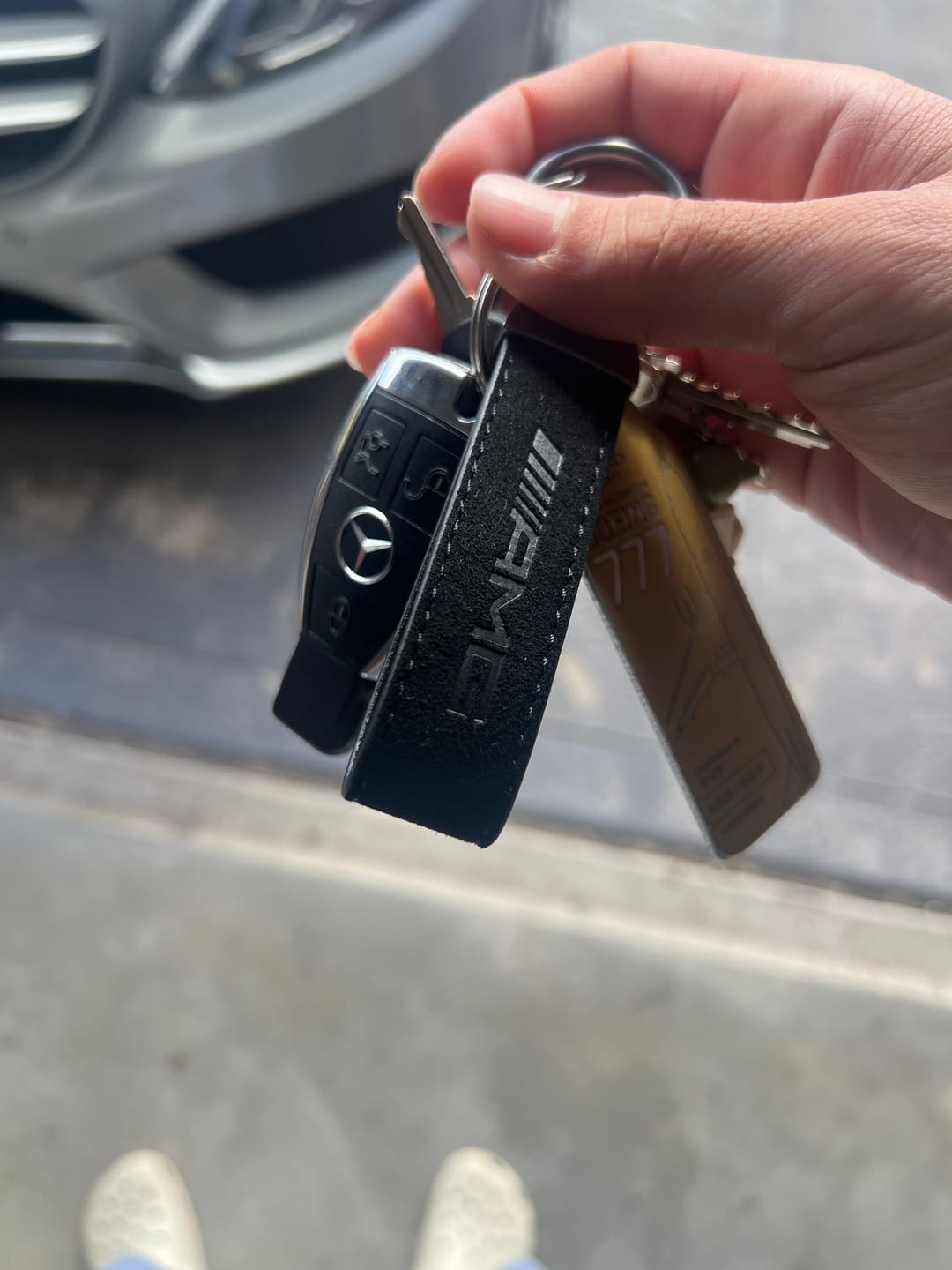 Customer photo review of MERCEDES AMG KEYCHAIN