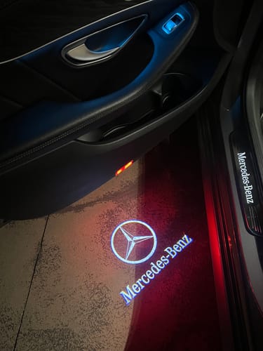 Customer photo review of MERCEDES DOOR LIGHTS