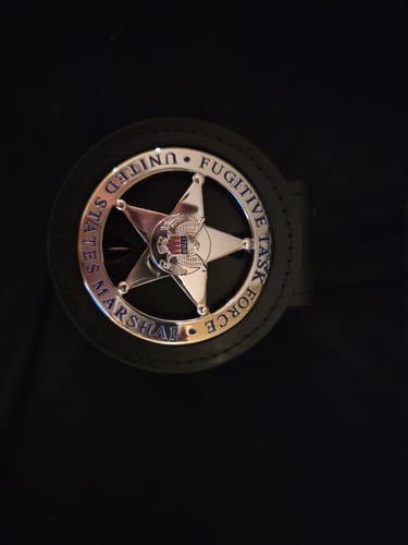 Customer photo review of US Marshal Fugitive Task Force USMS FTF Badge Replica Movie Prop