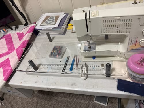 Customer photo review of Sew Steady Sewing Machine Extension Table