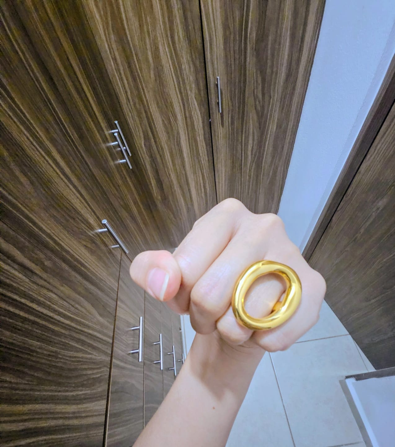 Customer photo review of Anillo Rust