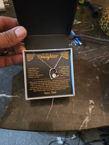 Customer photo review of To My Daughter - Love Dad - Beautiful Gift Set - SS559