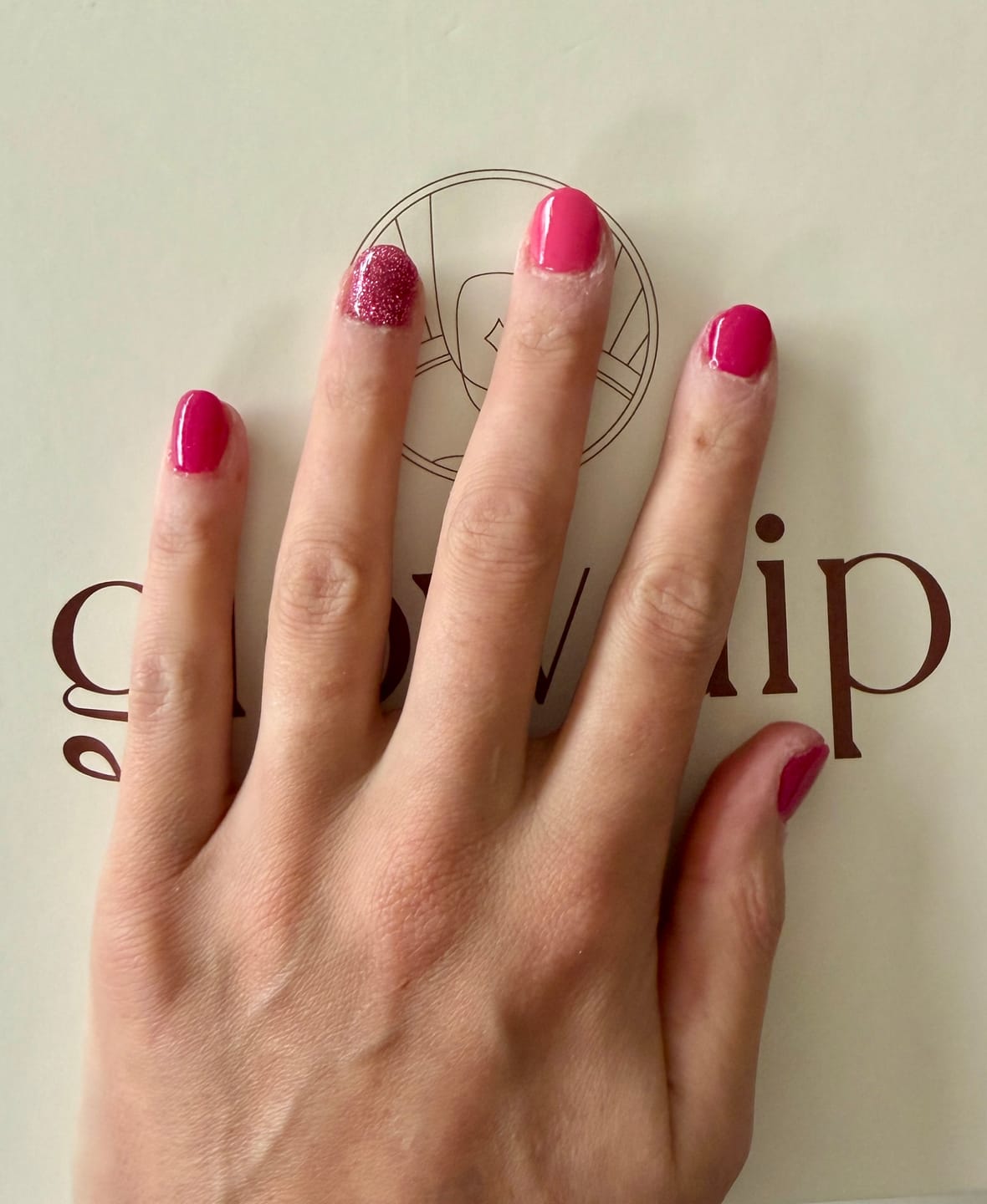 Customer photo review of Peel Off Base Coat