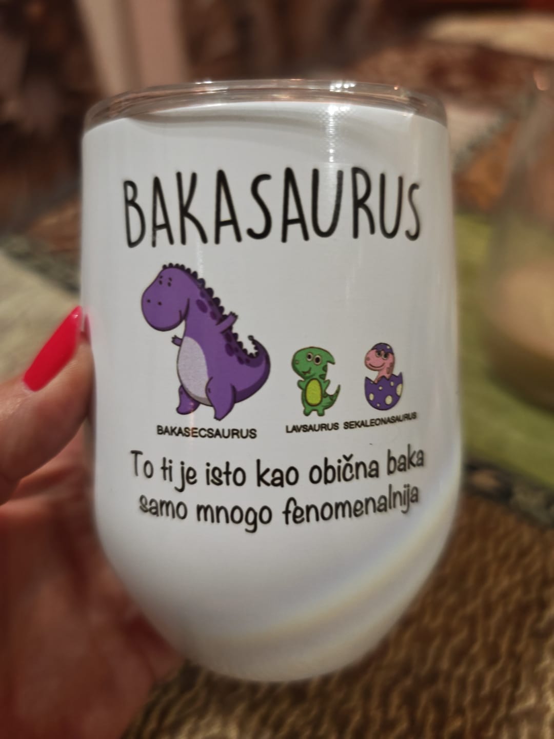 Customer photo review of Bakasaurus mini termos