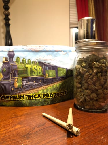 Customer photo review of Green Crack THCA Flower