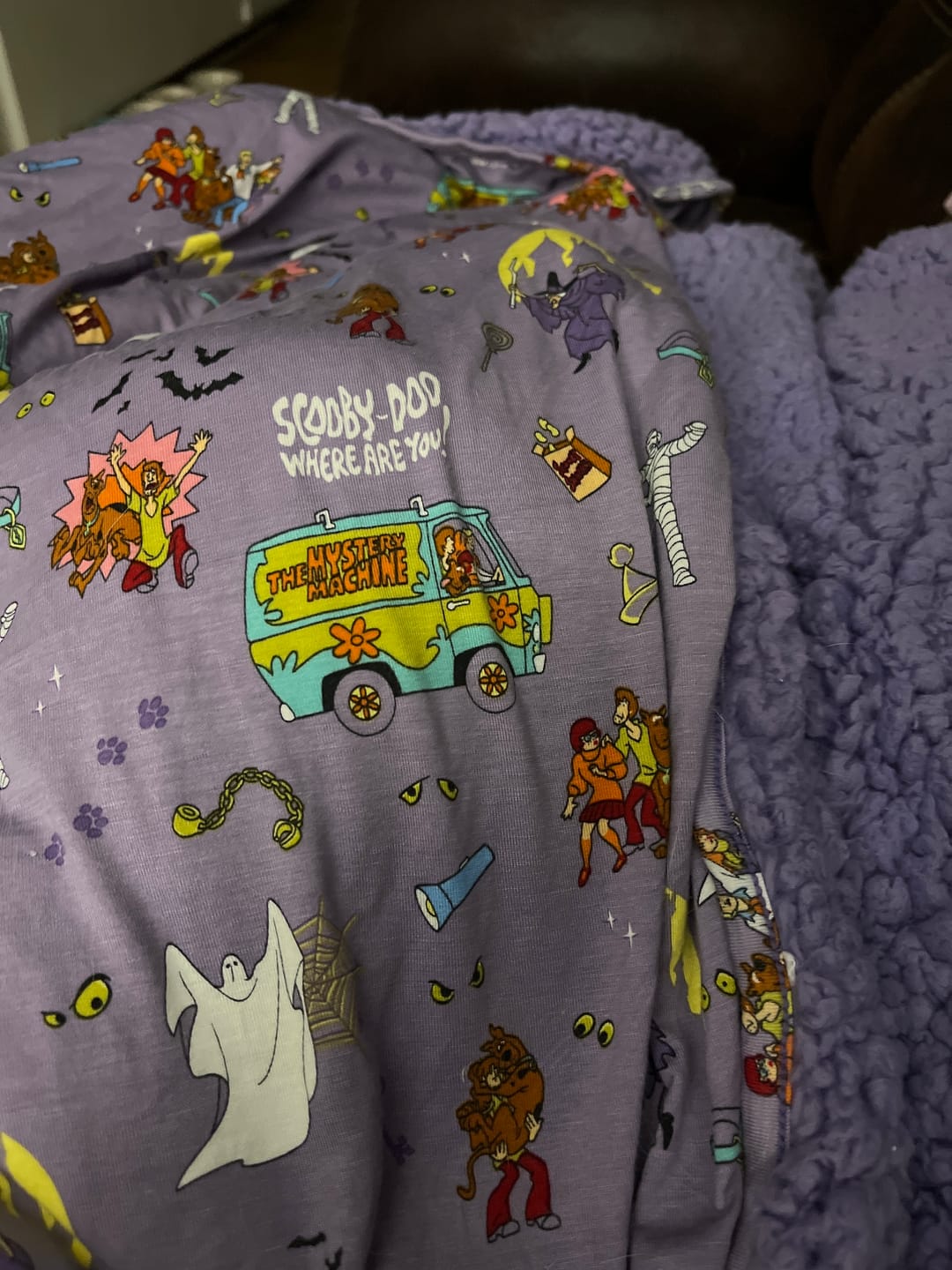 Customer photo review of Scooby-Doo™ Bamboo Sherpa Blanket