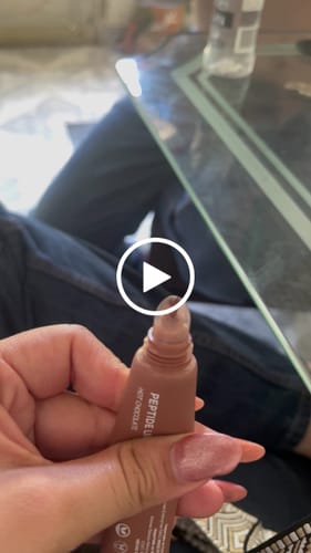 Customer video review of PEPTIDE LIP BALM