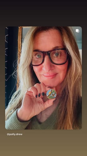 Customer photo review of 12 Year Sobriety Mint Winding River Gold Plated AA Recovery Medallion - Twelve Year Chip/Coin