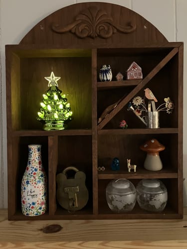 Customer photo review of Metallic Lite-Up Green Tree - 12