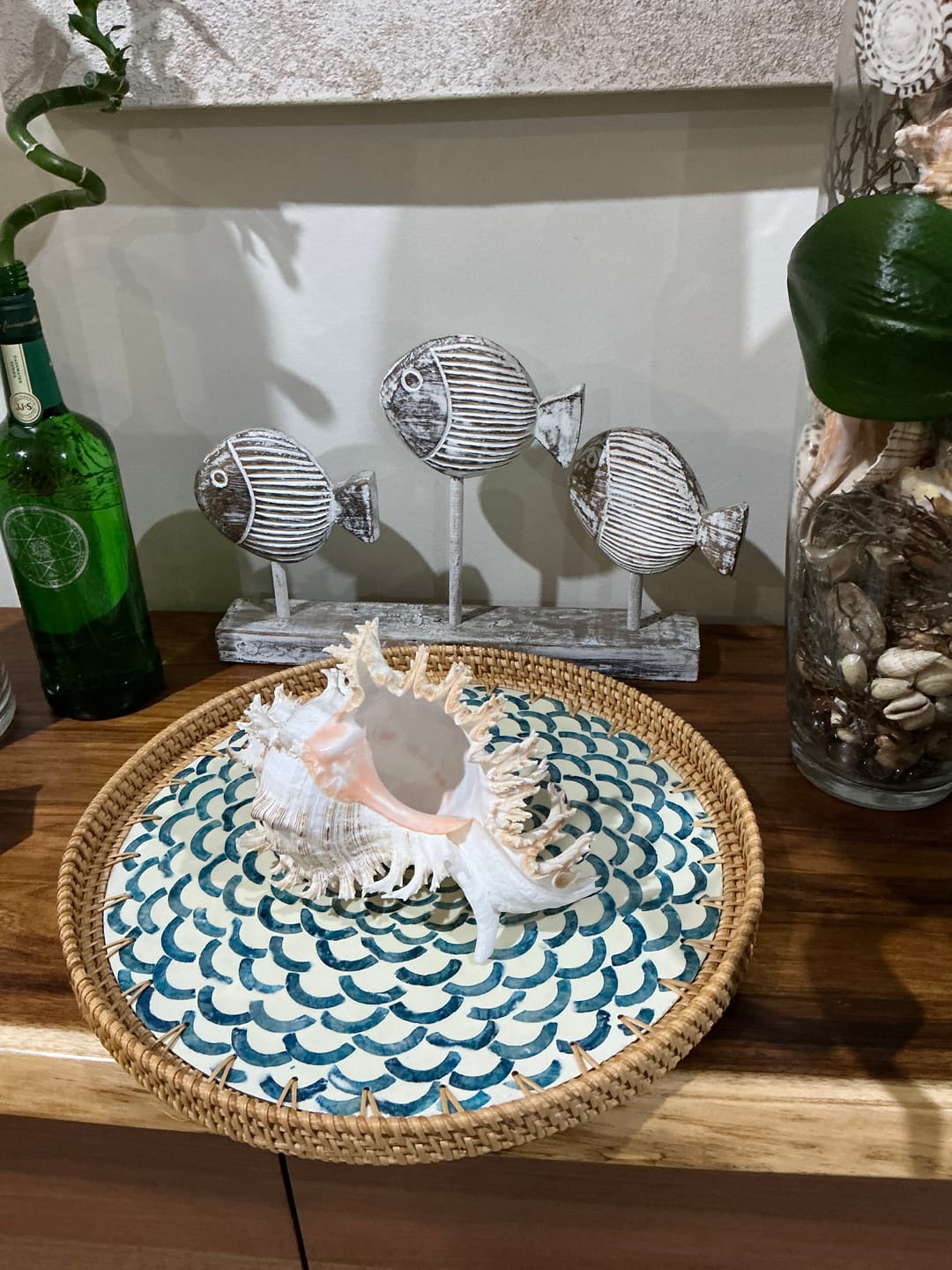 Customer photo review of Bloom Large Rattan Tray
