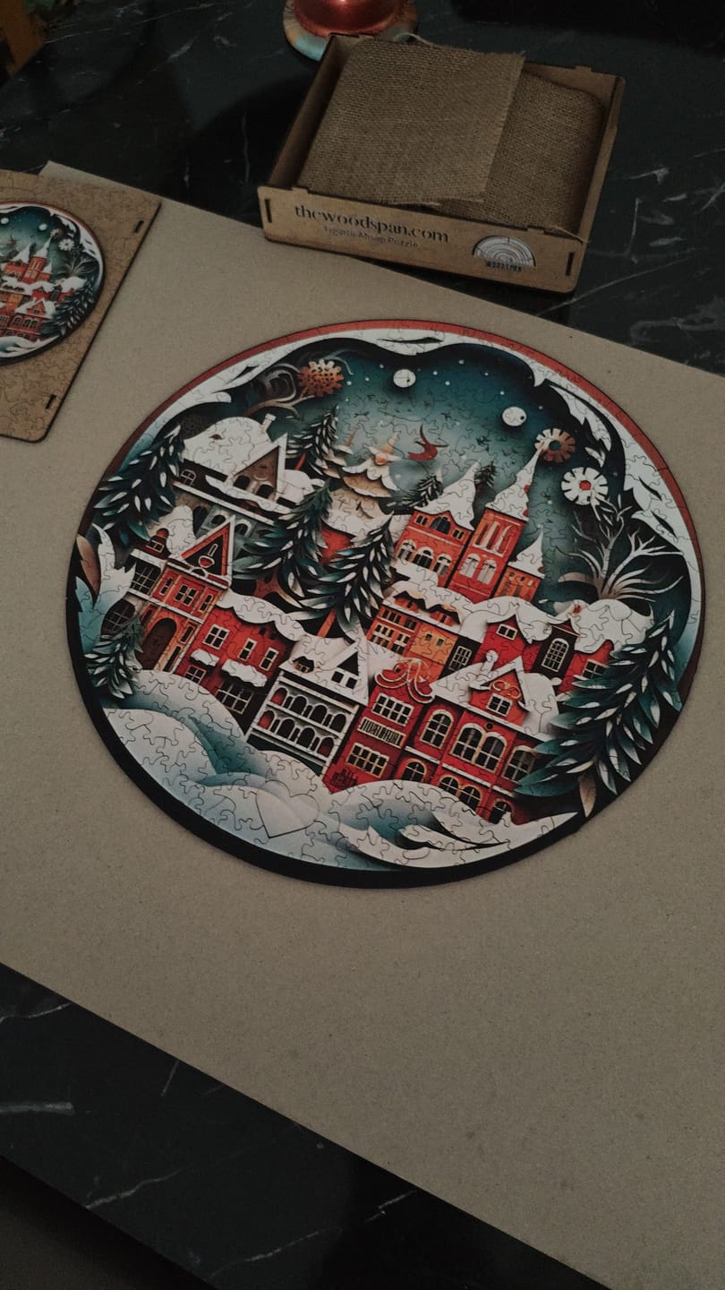 Customer photo review of Beyaz Düş - Ahşap Puzzle