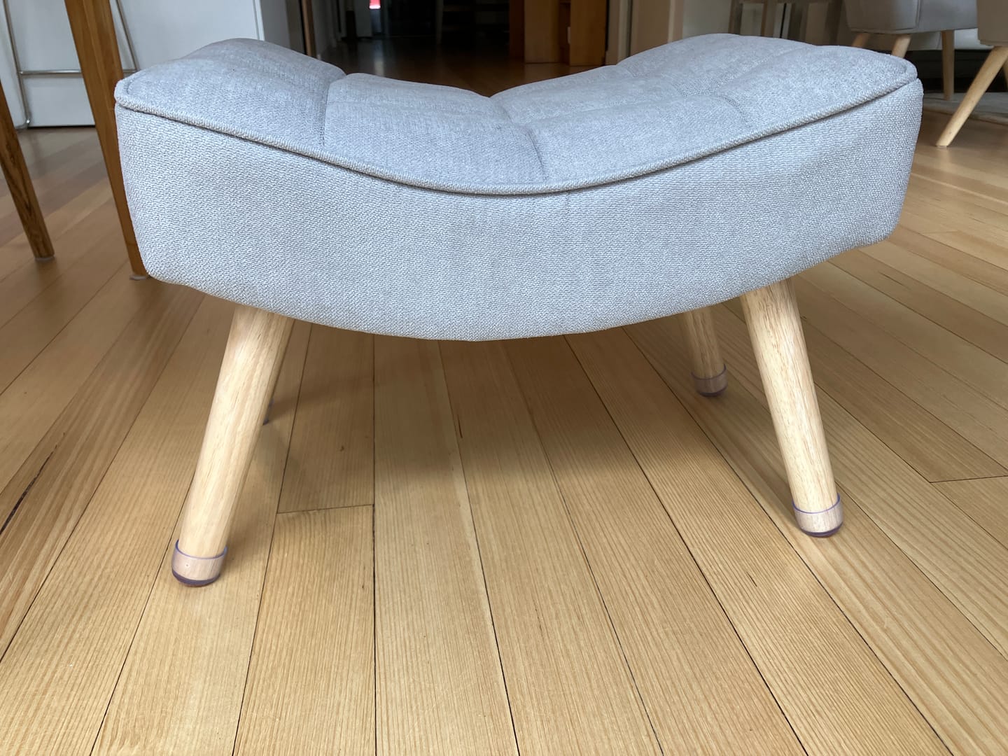 Customer photo review of Round Felt Silicone Chair Leg Protectors | Extra-Durable Chair Floor Protectors
