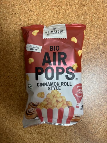 Customer photo review of Bio AirPops Cinnamon Roll Style