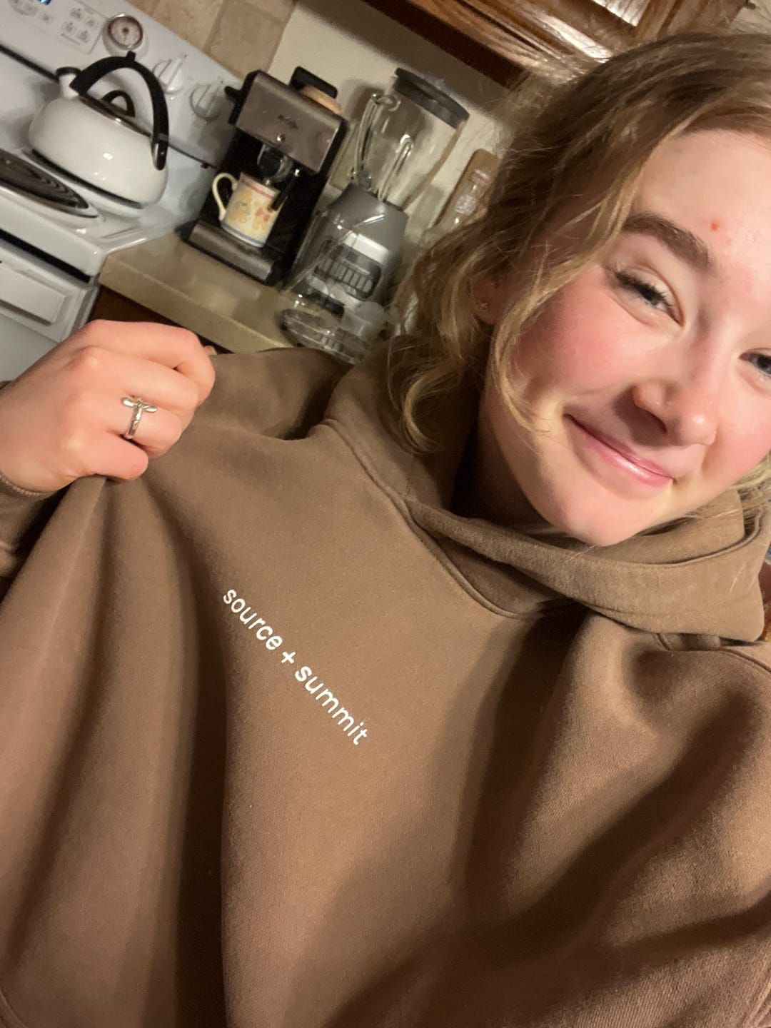 Customer photo review of Source + Summit Hoodie