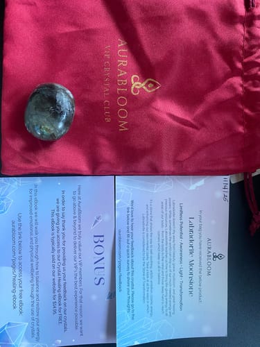 Customer photo review of VIP Crystal Club ~ Monthly Crystal Tester