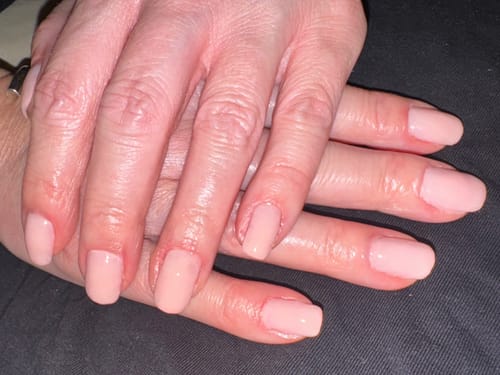 Customer photo review of Latte Dipping Powder