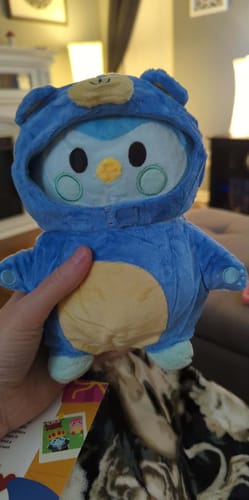 Customer photo review of Blue Mini Plushie: Small but Mighty in Care